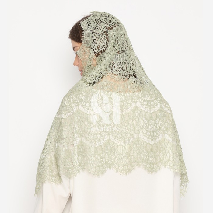 Sale Pashmina Lace Instant Esattire - Hijab Kerudung Lebaran