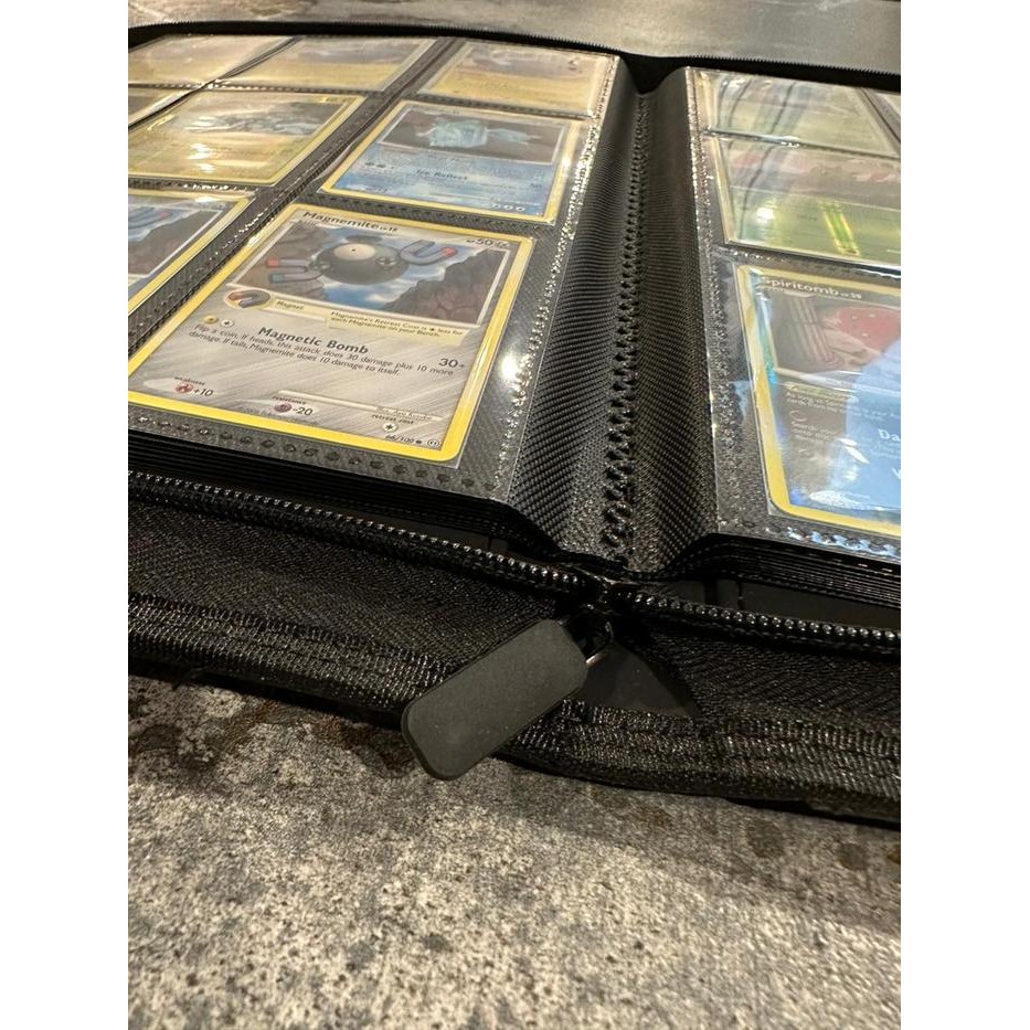 

HICE PREMIUM ZIP ALBUM CARD BINDER 12 POCKET BINDER KARTU POKEMON MAGIC ONE PIECE FLESH AND BLOOD