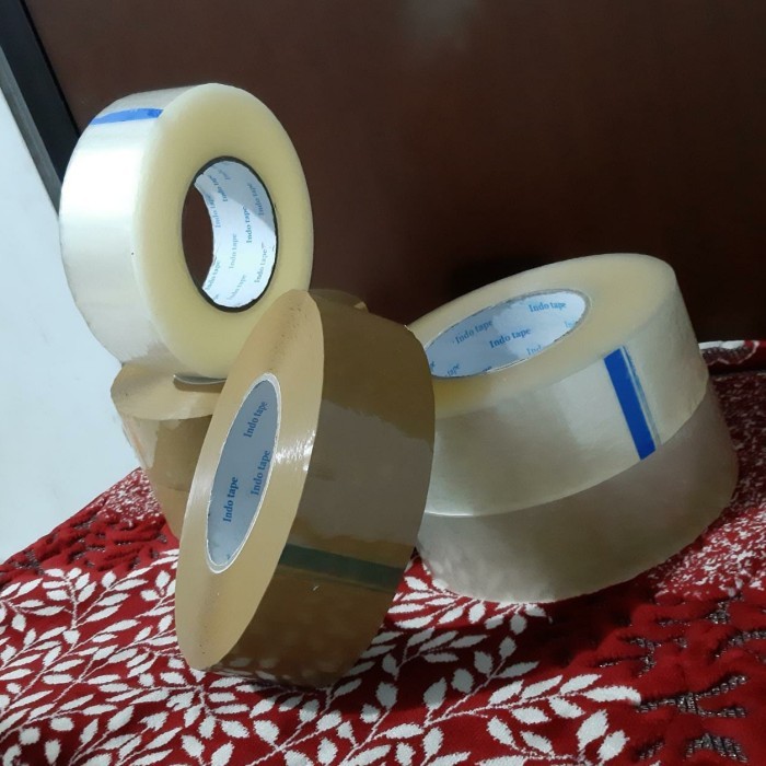 

GOJEK/GRAB LAKBAN JUMBO BENING/COKELAT 45MMX 300MTER KUALITAS DAIMARU