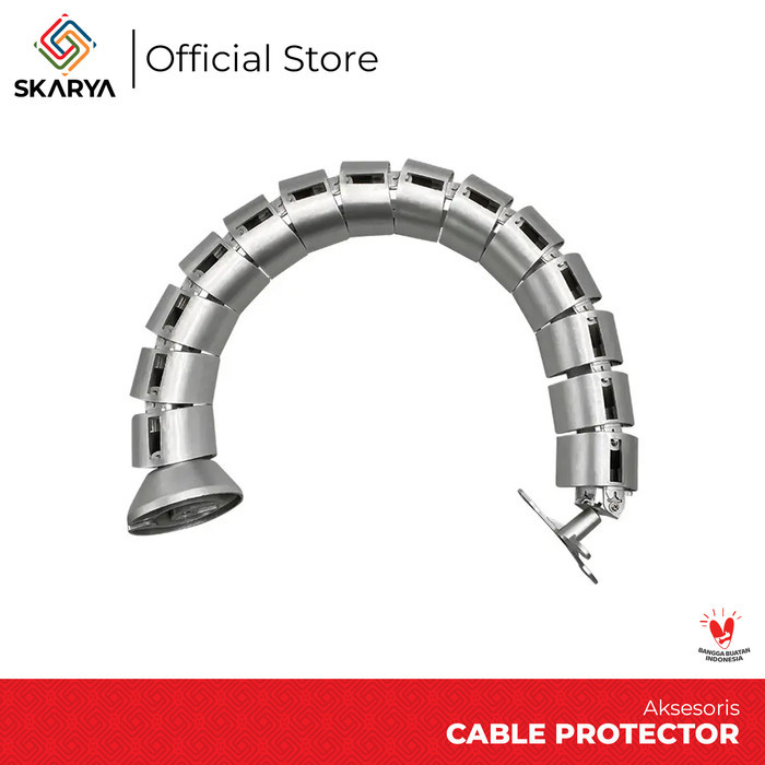 

CABLE PROTECTOR BELALAI KABEL CABLE ORGANIZER MEJA KERJA (BARU)