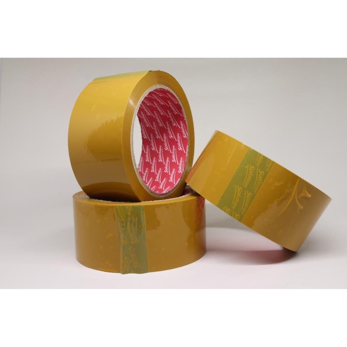 

PROMO LAKBAN BENING/COKLAT 2 INCH 70 M SOLATAPE ISI 72 ROLL