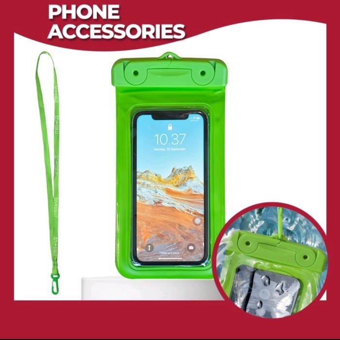 TERPERCAYA Miss U2 Waterproof case Hp Pelindung Anti Air