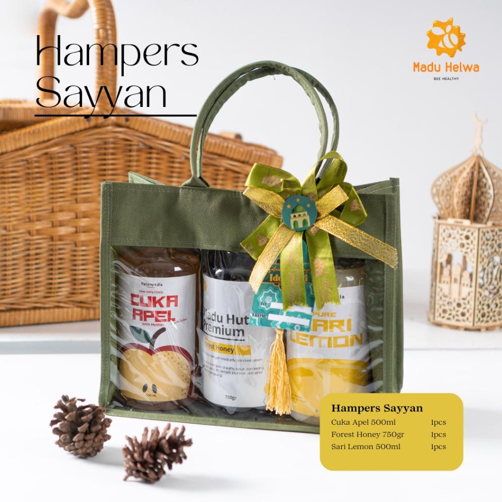 

AURORAE PAKET PREMIUM HAMPERS LEBARAN IDUL FITRI SAYYAN BY MADU HELWA