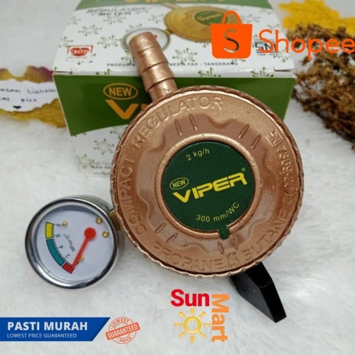 Regulator Kompor Gas Viper Meter Kepala Meter Regulator New