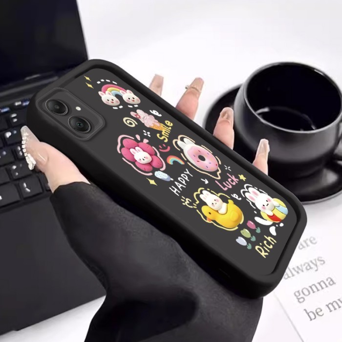 TERLENGKAP Casing Hp For Samsung A05 A05s A04 A04E A04s A3 2016 A03 A03s Donat kelinci Shoftcase