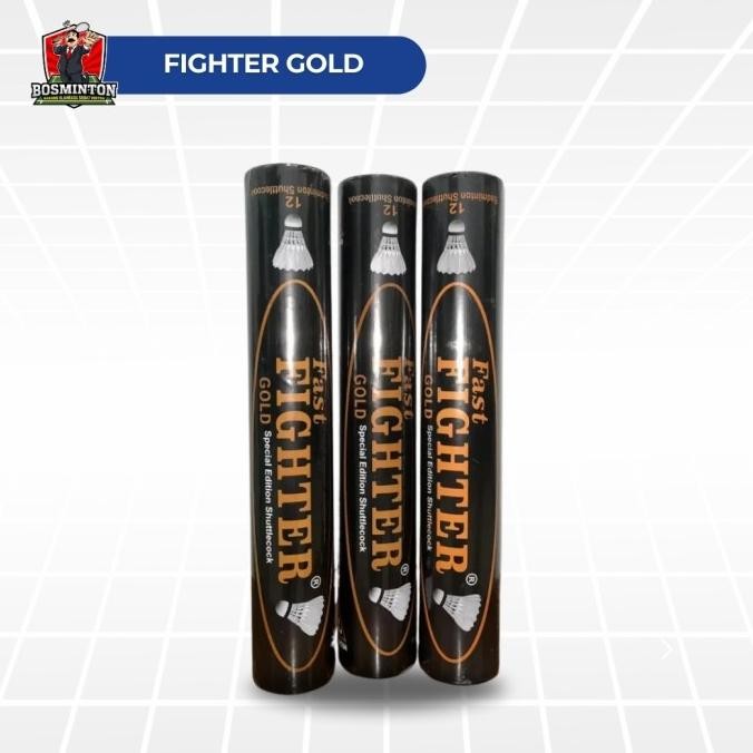 TERMURAH - Fighter Gold Shuttlecock Kok Badminton Bulu Tangkis Original