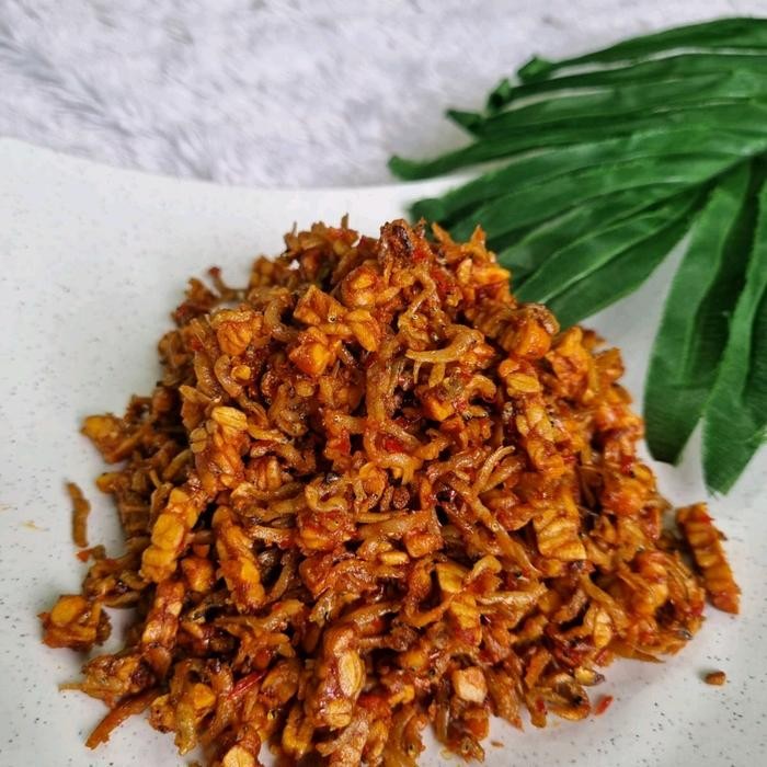 

Promo Teri Tempe Balado 500gram pedas manis Food Snacks Cemilan Ready