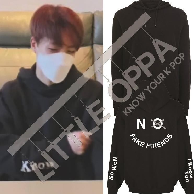 Jacket Hoodie Kpop Jeno No Fake Friends Hoodie