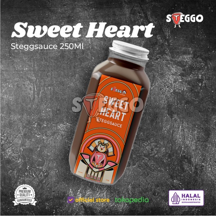 

Sale Steggsauce Sweet Heart / Steak Sauce (250Ml) By Steggo