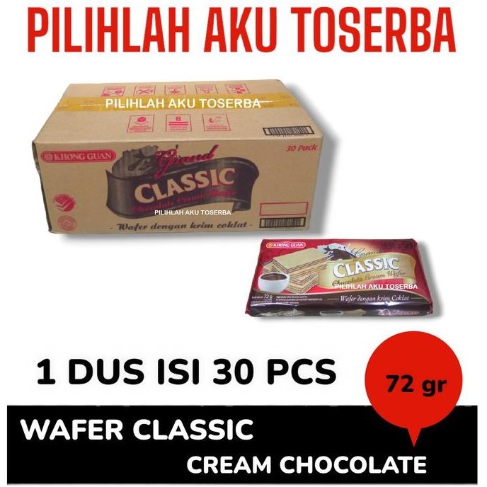 

Best Sales Khong Guan Wafer Classic Chocolate 72 Gr - ( Harga 1 Dus ) Berkualitas