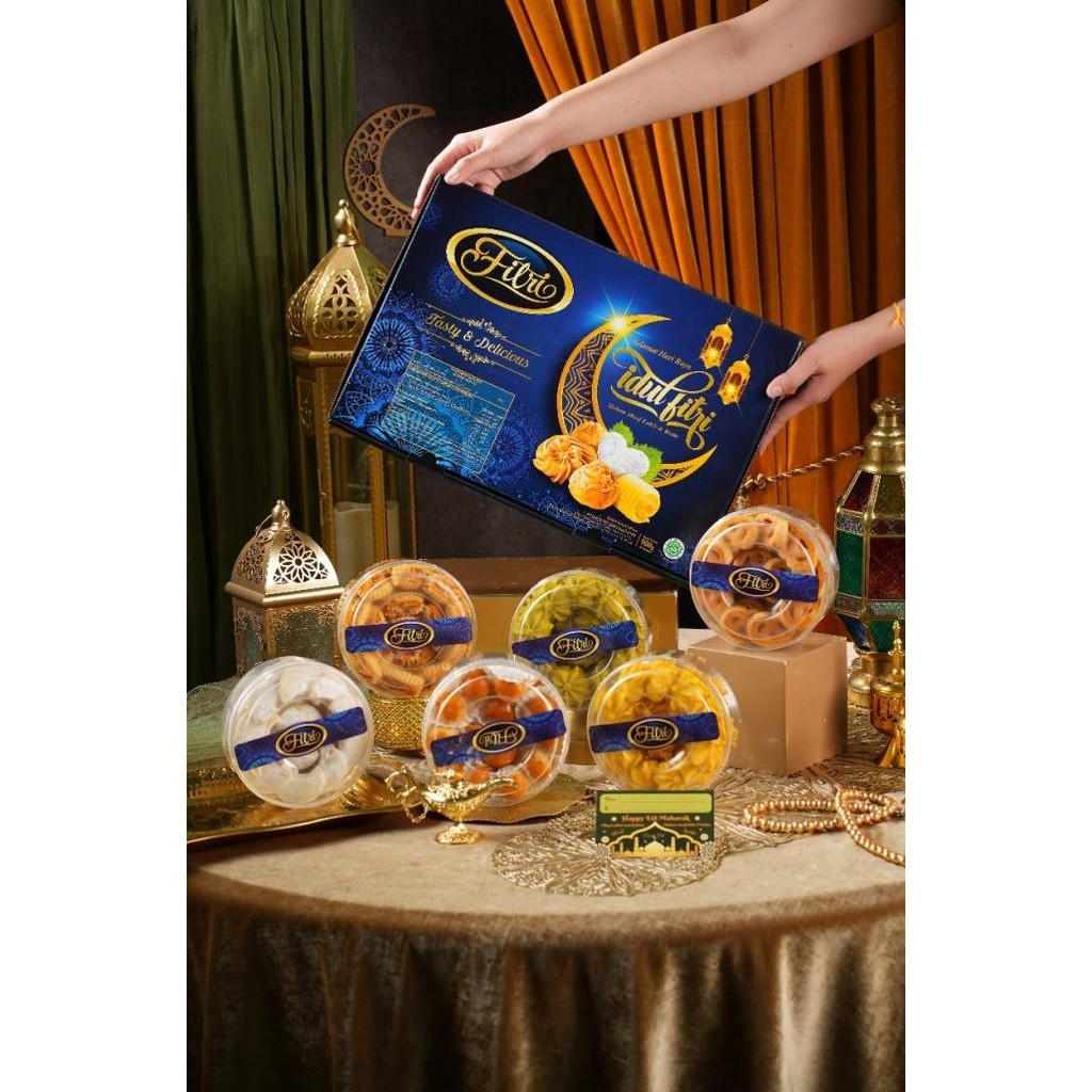 

Best Sales Paket Parcel Kue Kering Lebaran La Fitri Premium Murah Isi 6 Toples Pengiriman Cepat