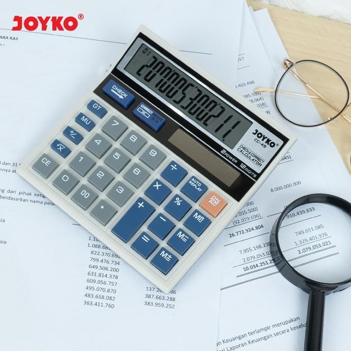 

Calculator Kalkulator Joyko CC-45 12 Digits Check Correct