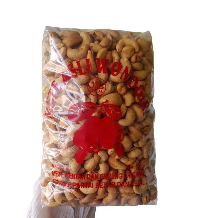 

terbaru !!! (promo campaign) kacang mete mede utuh goreng asin gurih bawang 1 kg sudah matang siap