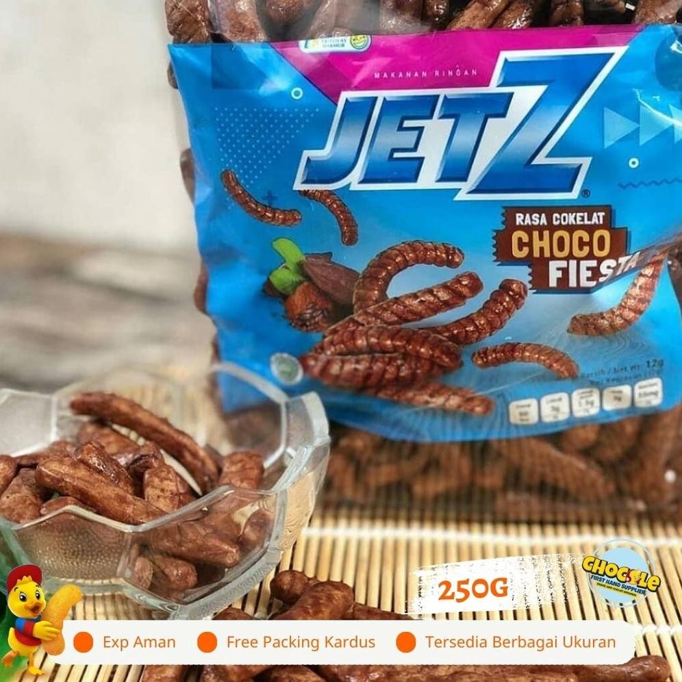 

edf-62 PROMO 1.1 JETZ CHOCOLATE 250G || PUSAT GROSIR SNACK DAN COKLAT KILOAN ORIGINAL || CEMILAN INDOFOOD II LEBARAN 2024 Berkualitas