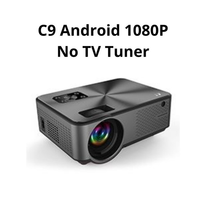 Cheerlux C9 Android Wifi Tv Tuner Led Mini Projector Mini Proyektor