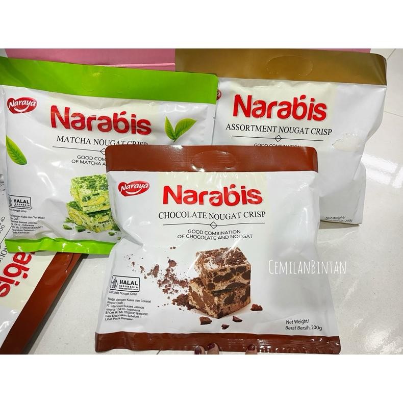 

er-87 CemilanBintan ( Naraya Narabis 200gram Nougat crispy) Terlaris