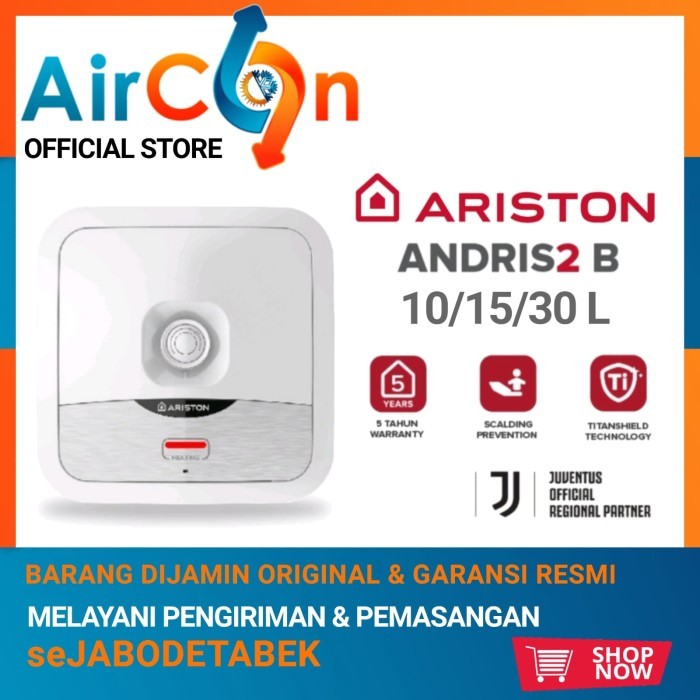 STOK TERBARU Water heater Ariston 10 liter Pemanas air Ariston