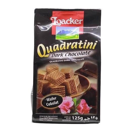 

Sale Now Loacker Quadratini Dark Choco Wafer [125 Gr] Limited Edition