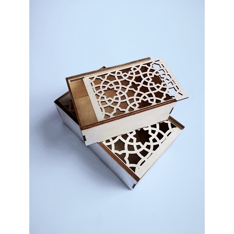 

Box Hampers Kado Idul Fitri Kayu bisa Custom Model Sliding