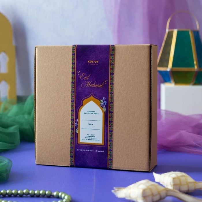 

BUKA PUASA HAMPERS / PARCEL IDUL FITRI - Pastel Tutup / Pie Vegan
