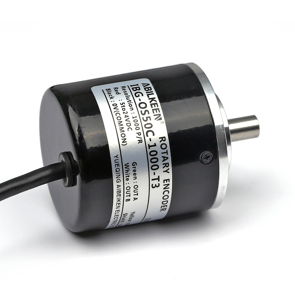 CGR 50mm Incremental Rotary Encoder Wtaer and Oil Proof 8MM Solid Shaft Magneto Electric Encoder E50