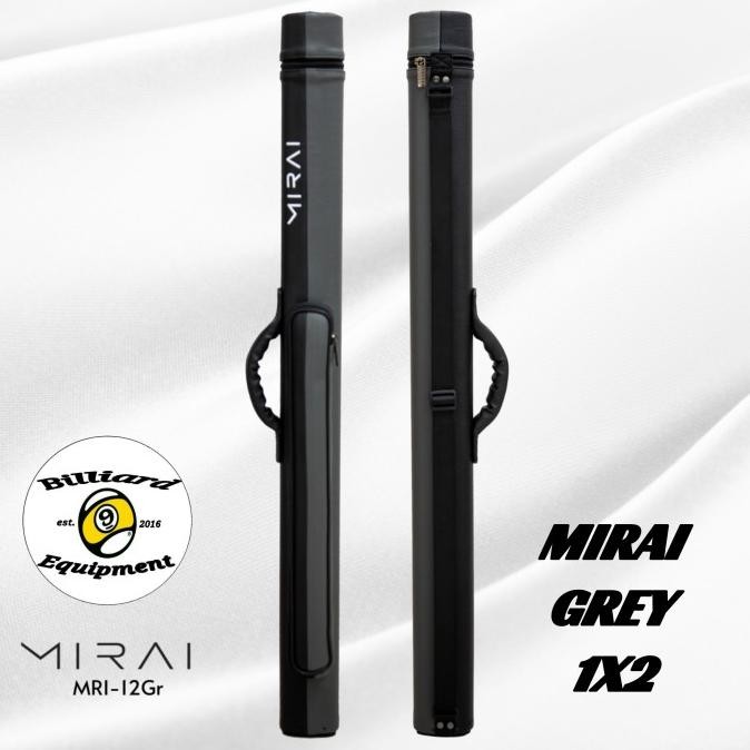 Mirai 1x2 - Grey | Tas Billiard | Cue Case Billiard SALE