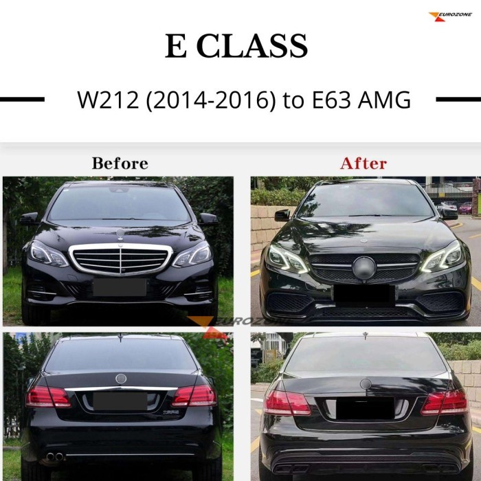 Bodykit E63 AMG for Mercedes E Class W212 2014-2016