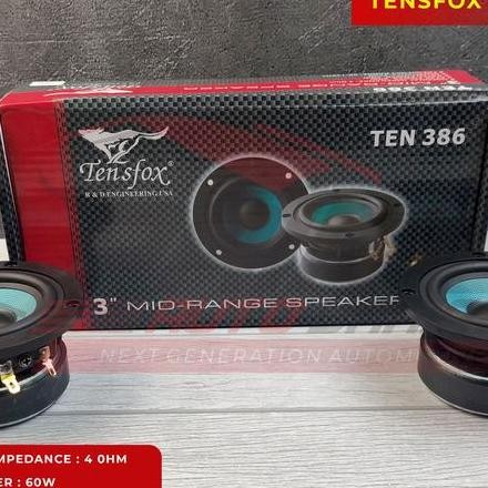 AUDIO TENSFOX TEN 386 3" MIDRANGE SPEAKER Terlaris