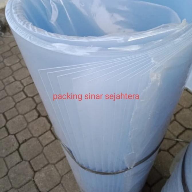 plastik mika PVC kaku bening lembaran 0.5mm x 100 x 200 [terbaik]