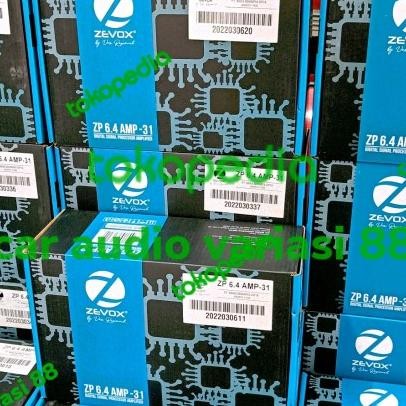 Digital Sound Processor ZEVOX ZP 6.4 AMP-31 DSP Audio Mobil 31 Band EQ Terlaris
