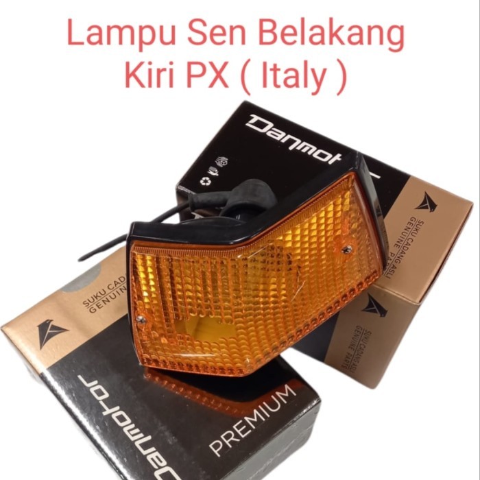 lampu sen px vespa belakang kiri merk DANMOTOR
