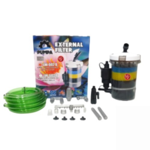 PUMPA LW 602 B EXTERNAL FILTER SUNSUN CANISTER AQUARIUM AQUASCAPE LW602B EKSTERNAL POMPA KANISTER AK