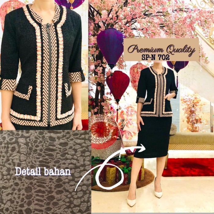 Setelan Blazer Wanita Kantor. Blazer Wanita Set