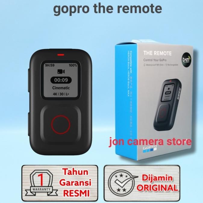 Gopro The Remote Original For Hero 8 9 10 Hero10 Black Max New Stok