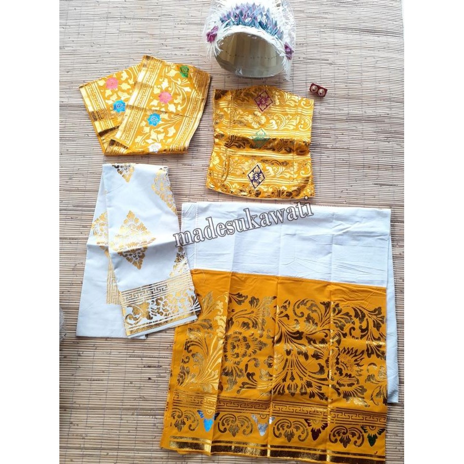 """] Kostum Pakaian Busana tari Rejang Dewa kain metris