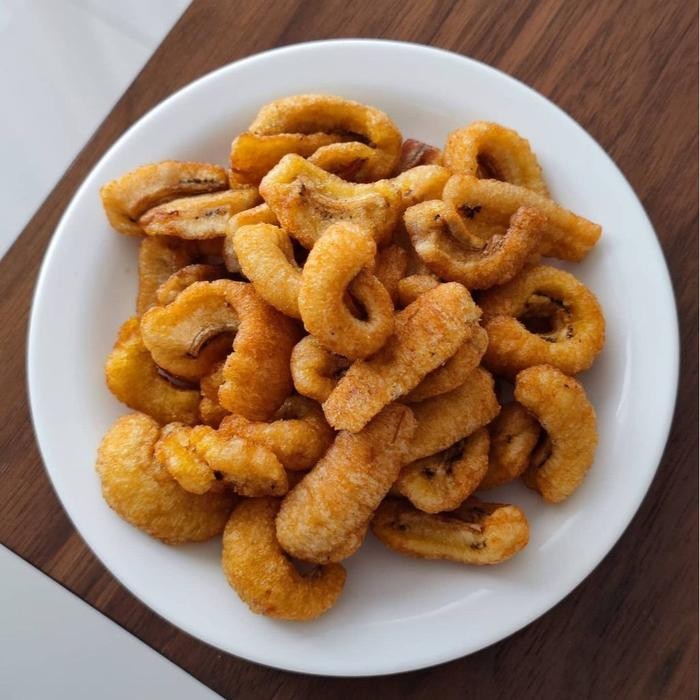 

BARANG TERLARIS KERIPIK PISANG MANIS CRISPY 500gr KERIPIK BUAH PREMIUM