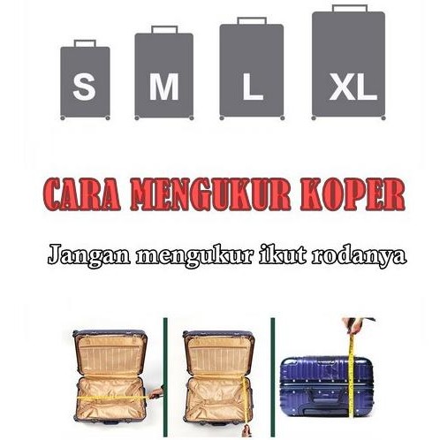 MEDIATECH SARUNG KOPER BERMOTIF / LUGGAGE COVER MOTIF KEREN