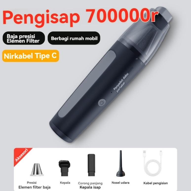 df-7 Penyedot Debu Mobil Vacum Penyedot Debu Nirkabel Pengisi Daya Mobil Nyaman Penyedot Debu Mini M