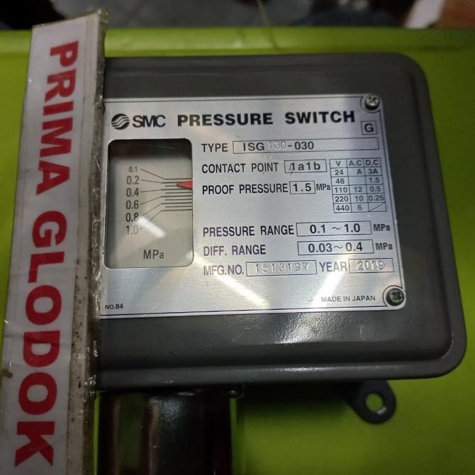 Promo Pressure Switch Smc Isg130-030/Otomatis Smc Isg130-030