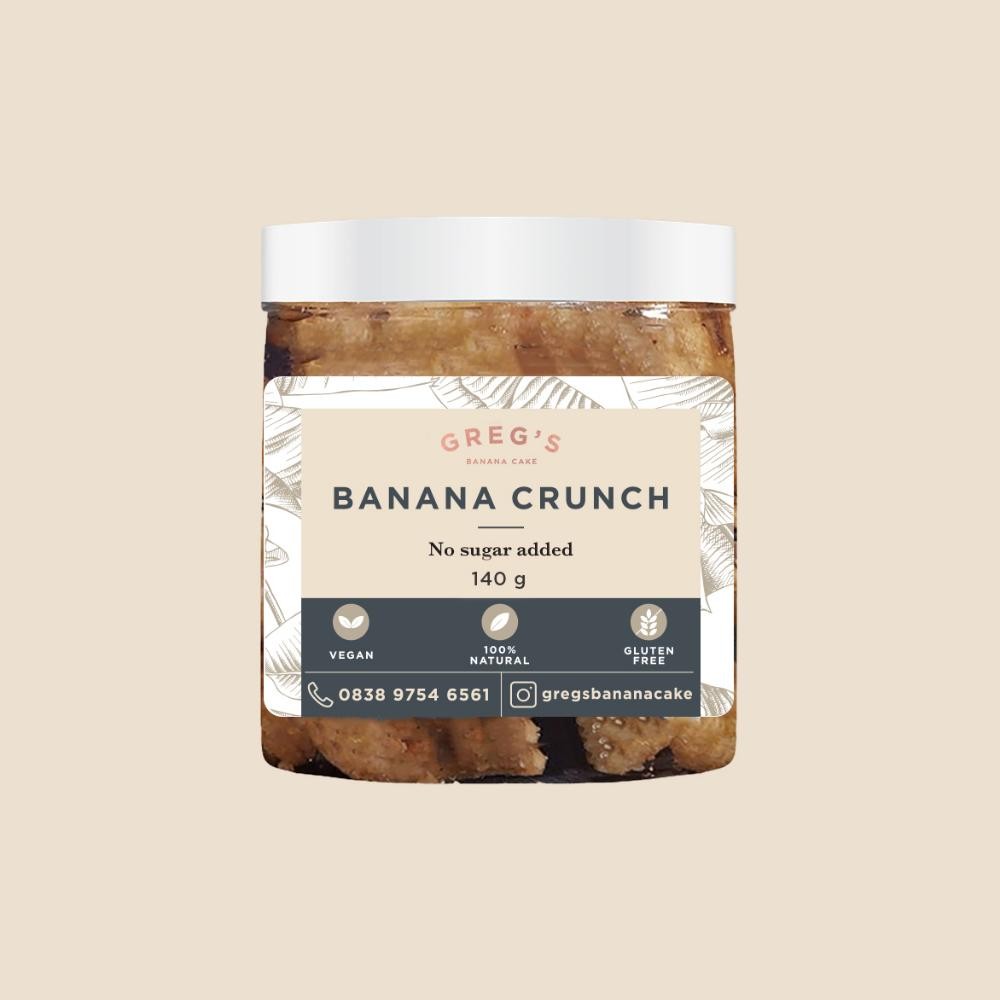 

Set/3 Jars GregS Banana Crunch 140Gr Diskon