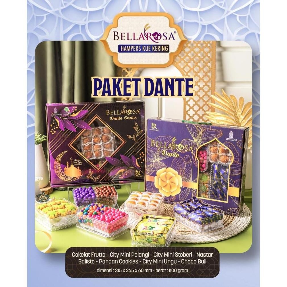 

Paket Lebaran Bellarosa Dante Series / Paket Kue Kering/Kue Lebaran Diskon