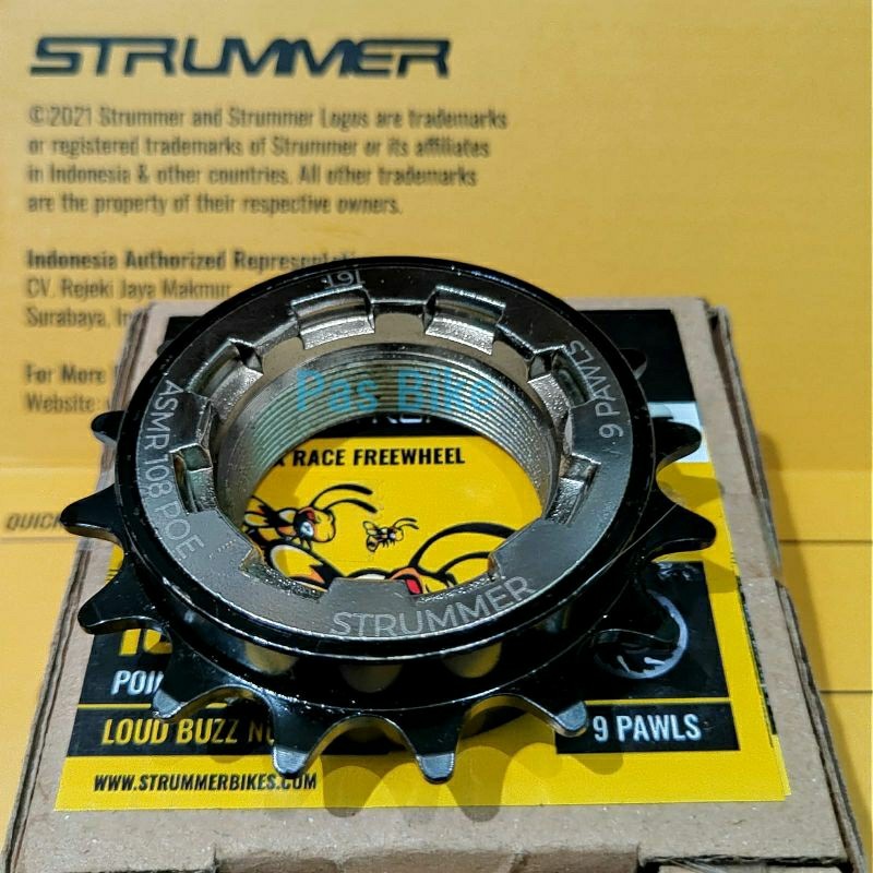 New Freewheel Jangkrik 16T Strummer 9 Pawl ASMR Gir Single BMX