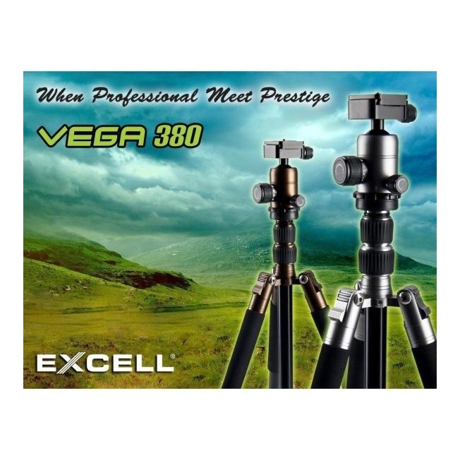 Excell Vega 380 Tripod Dslr Compact Camera New Stok