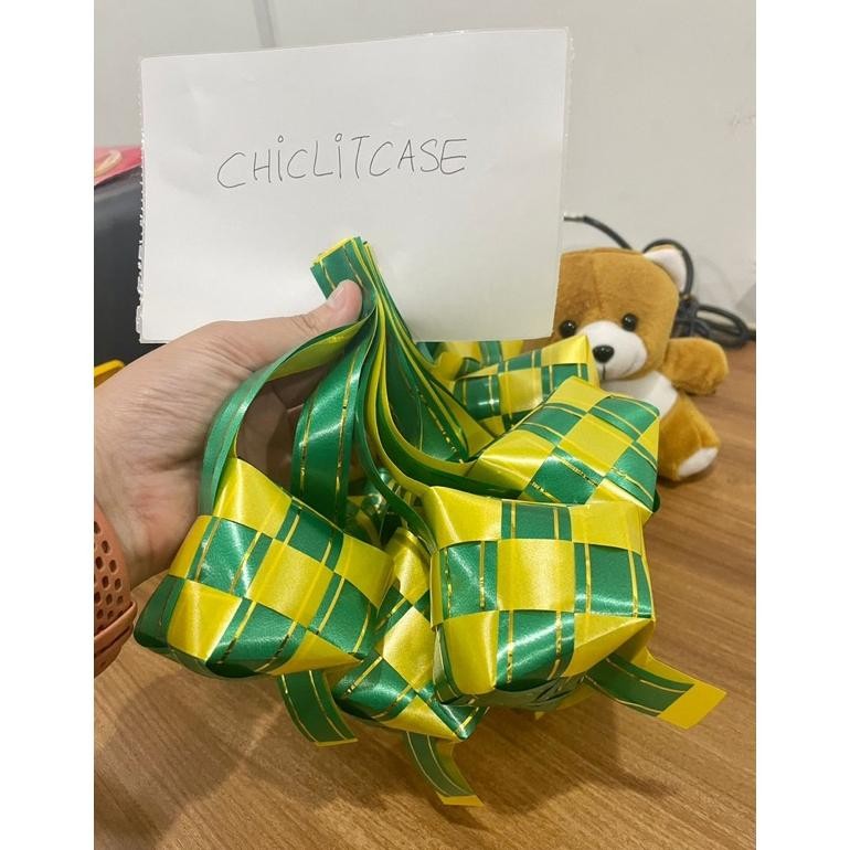 

Hiasan Plastik Pita Ketupat/Parcel Lebaran/1 Lusin 12 Pcs D Cod