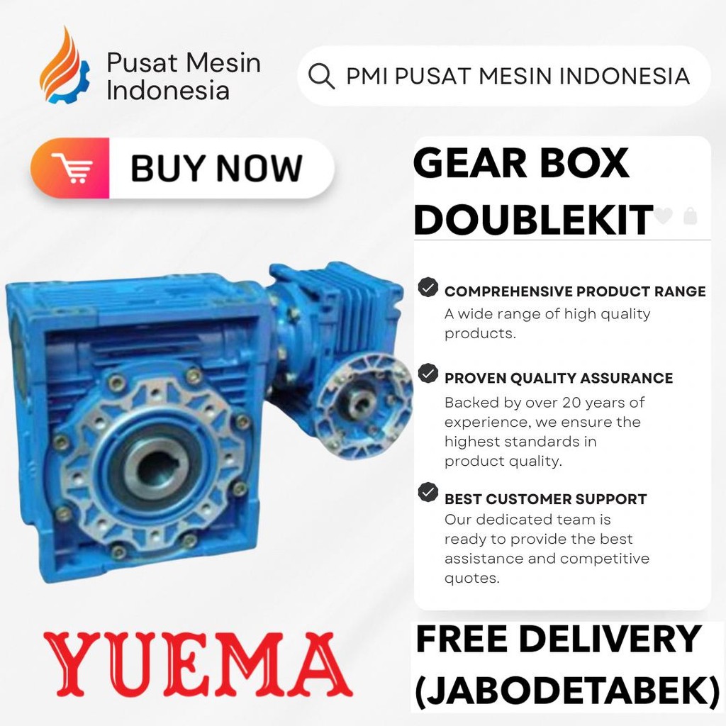 GEAR BOX YUEMA DOUBLE KIT NMRV YMRV 30/40/ GEAR BOX REDUCER/ GEAR BOX REDUCER NMRV/ GEAR BOX REDUCER