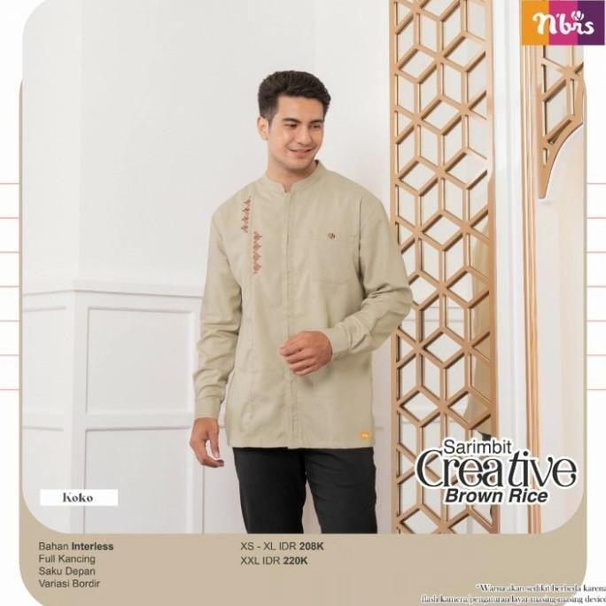 Big Sale Baju Koko Pria Lengan Panjang Cowok Sarimbit Creative Nibras Berkualitas