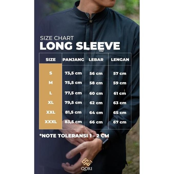 Qori Apparel Reguler Baju Koko Casual Suraqah Bin Malik (Lengan Panjang) Sur-2 Original