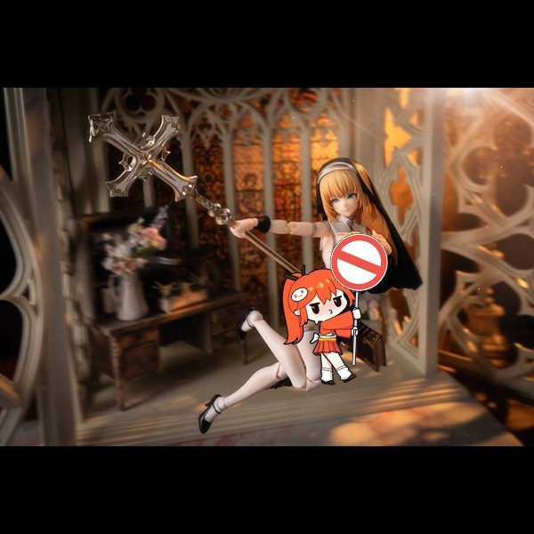 Terlaris [With Replacement Foot Parts Bonus] Snail Shell Action Figure 1/12 Sister Muse Asdo /