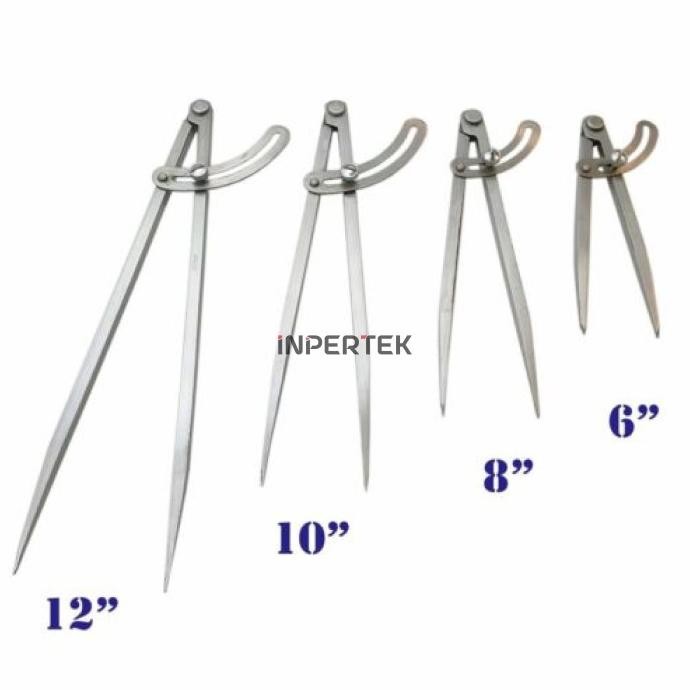 

Jangka Besi 12" Jangka Lurus Jangka Bubut 12 Wing Compass Caliper 12