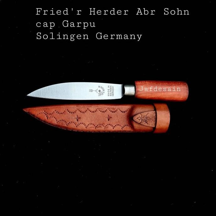 Pisau Cap Garpu Asli Herder Solingen Jerman 4 Inch